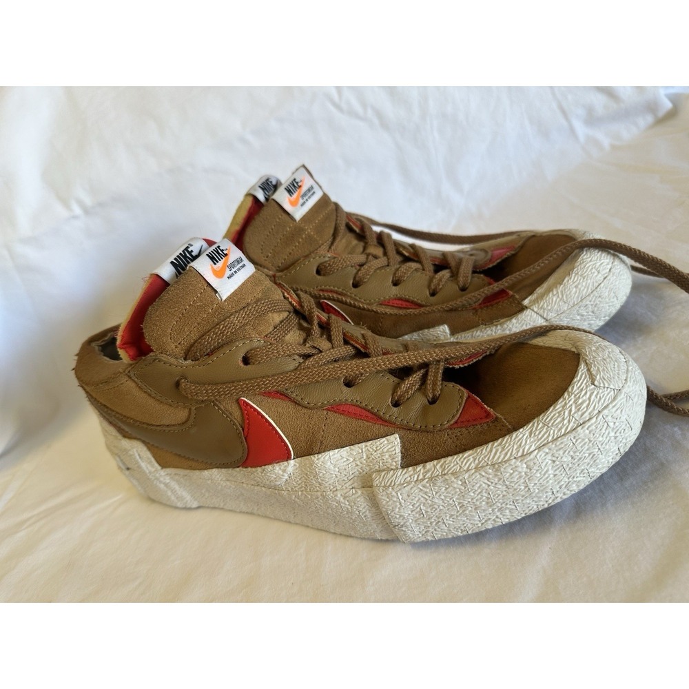 Nike x Sacai Blazer Low‎ "British Tan" sneakers Size 12